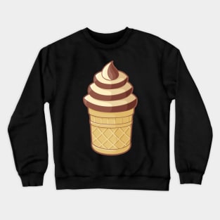 Retro Ice Cream Cup Crewneck Sweatshirt